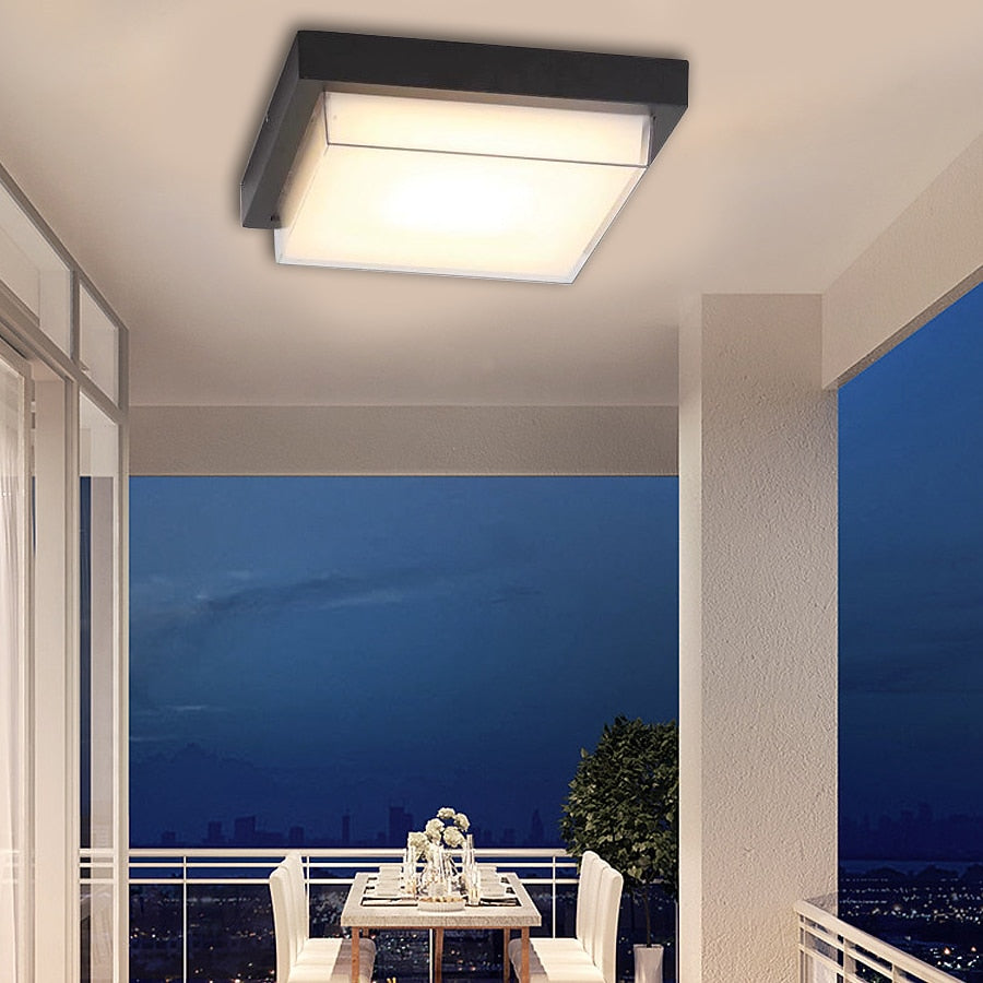 Modern Metal Square Ceiling Light