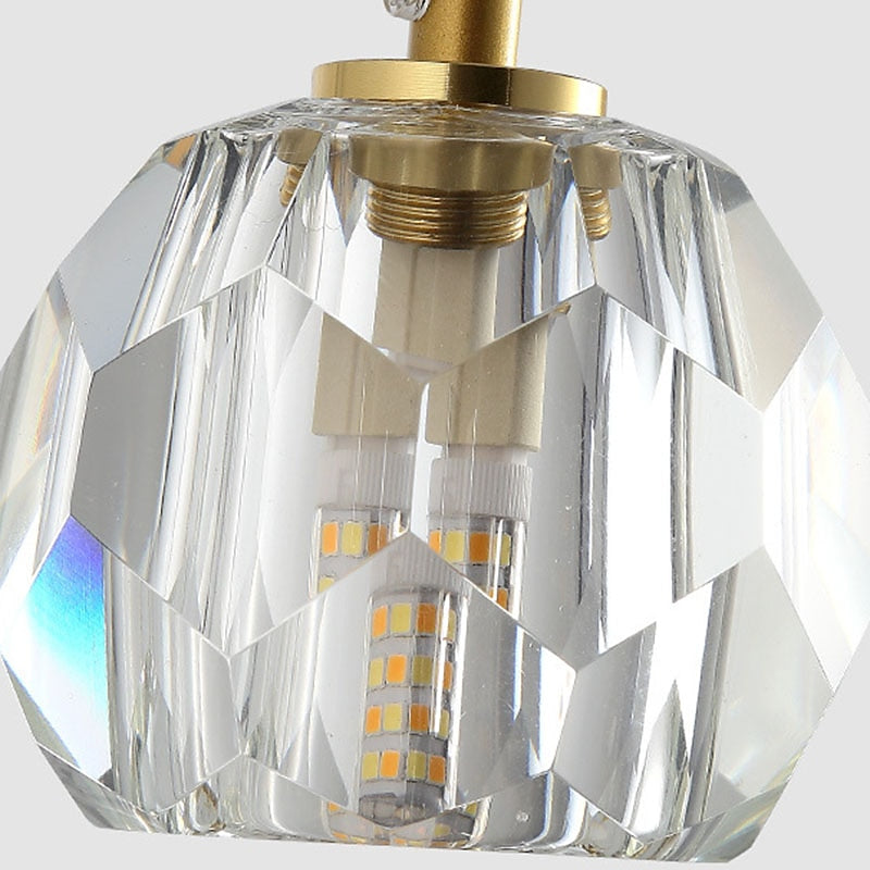 Modern Glass Cascade Chandelier