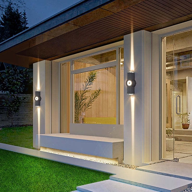 Modern Metal Cross-Beam Wall Light
