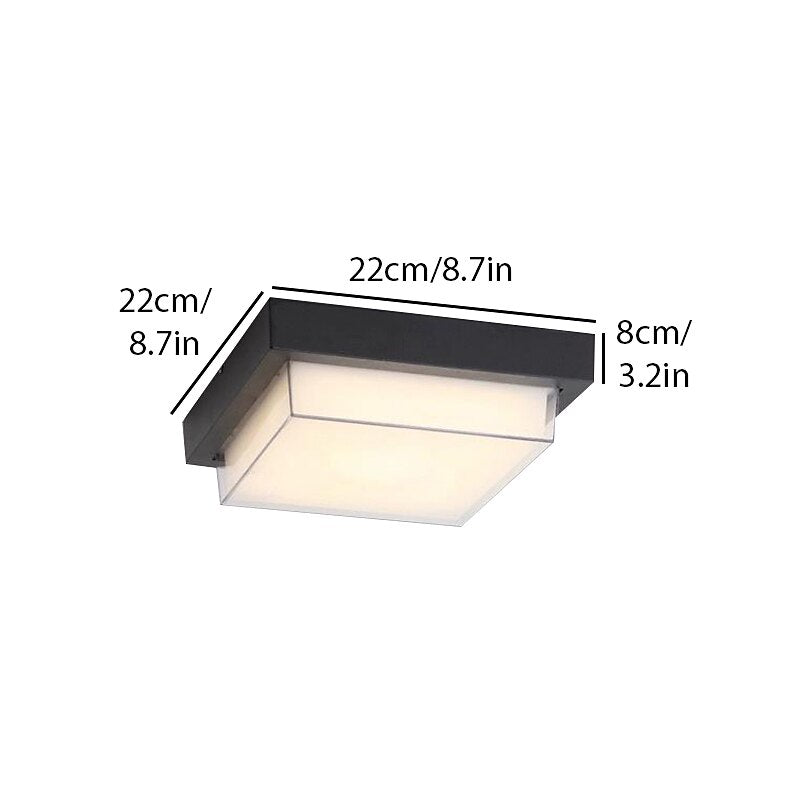 Modern Metal Square Ceiling Light