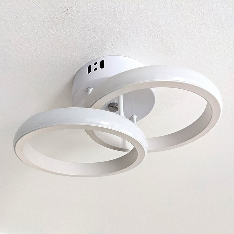 Modern Metal Ring Ceiling Light