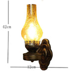 Vintage Metall-Sturmleuchten-Wandlampe
