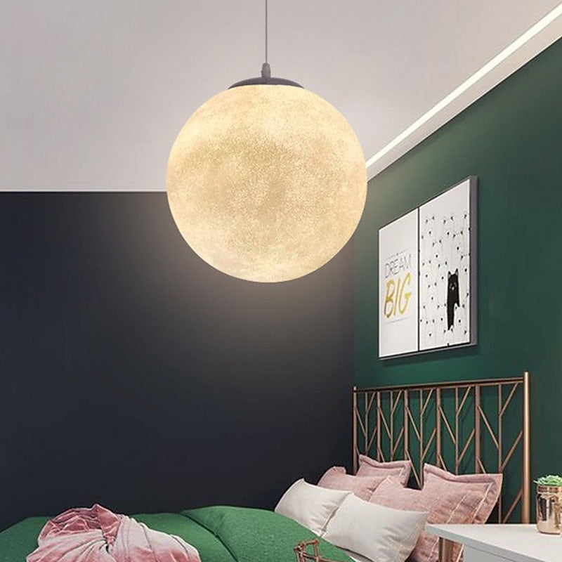 Modern Metal Moon Ceiling Light