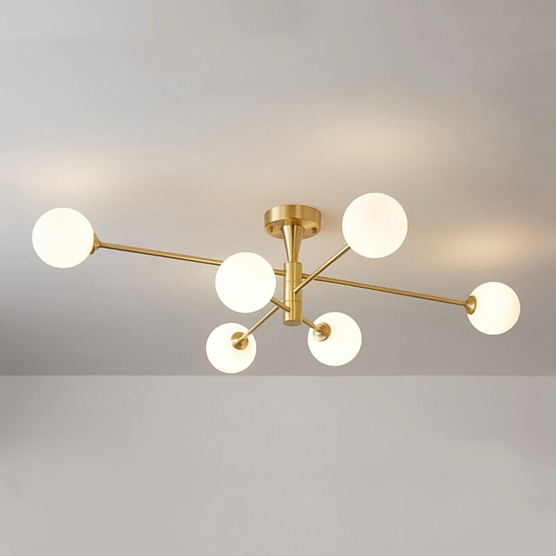 Modern Metal Globe-Cluster Chandelier