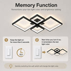 Modern Acrylic Linear Ceiling Light