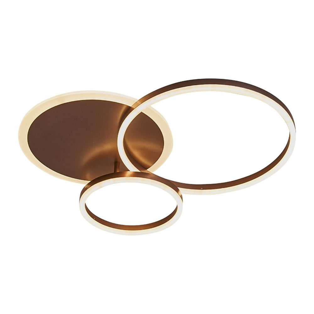 Modern Metal Ring-Cluster Ceiling Light