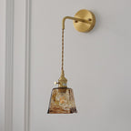 Moderne Glasglocken-Wandleuchte