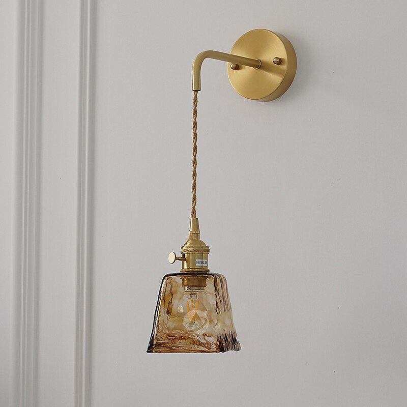 Modern Glass Bell Wall Light