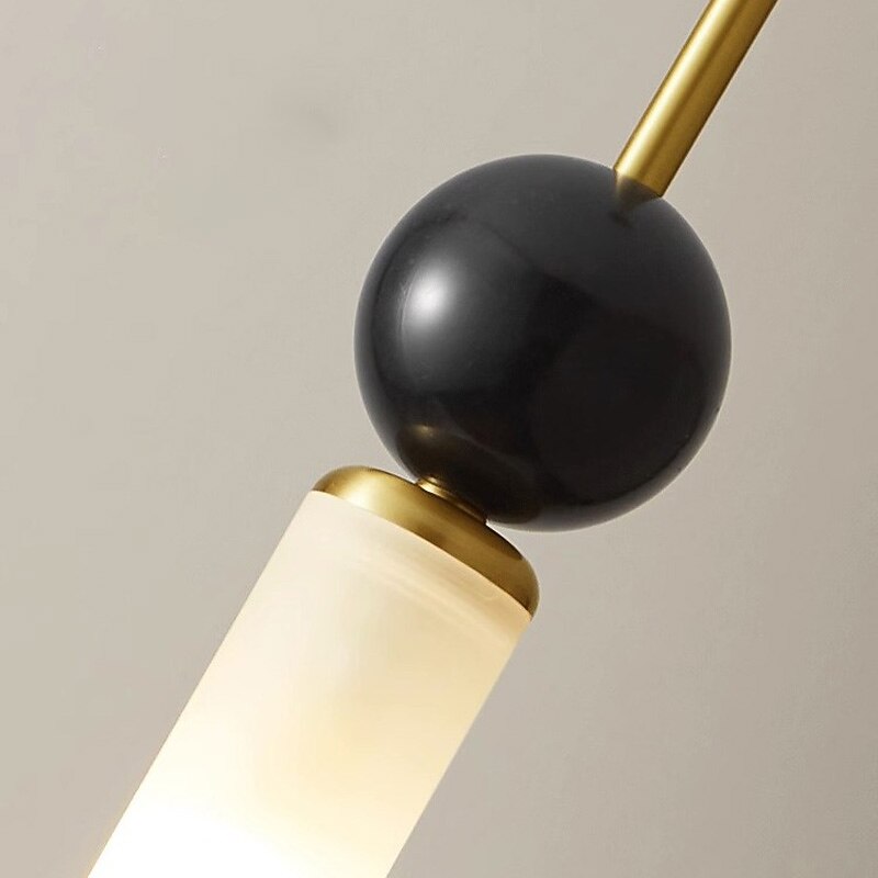 Modern Marble Cylinder Pendant Light