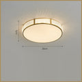 Modern Metal Drum Ceiling Light