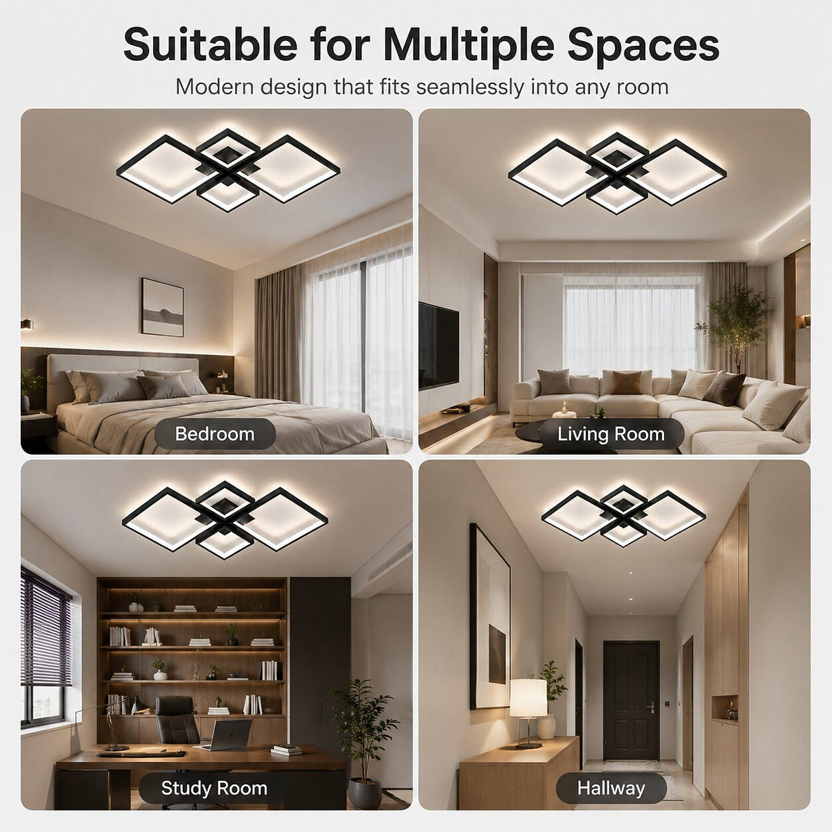 Modern Acrylic Linear Ceiling Light