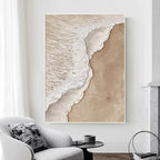 Neutral Coastal Wave Diptych