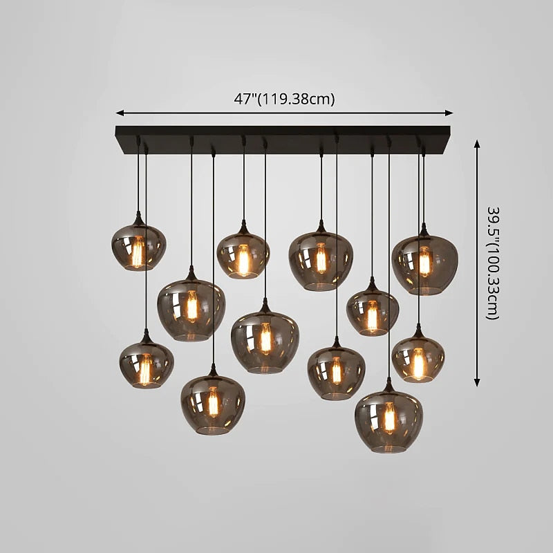 Modern Glass Globe Pendant Light