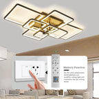 Modern Acrylic Square-Frame Ceiling Light