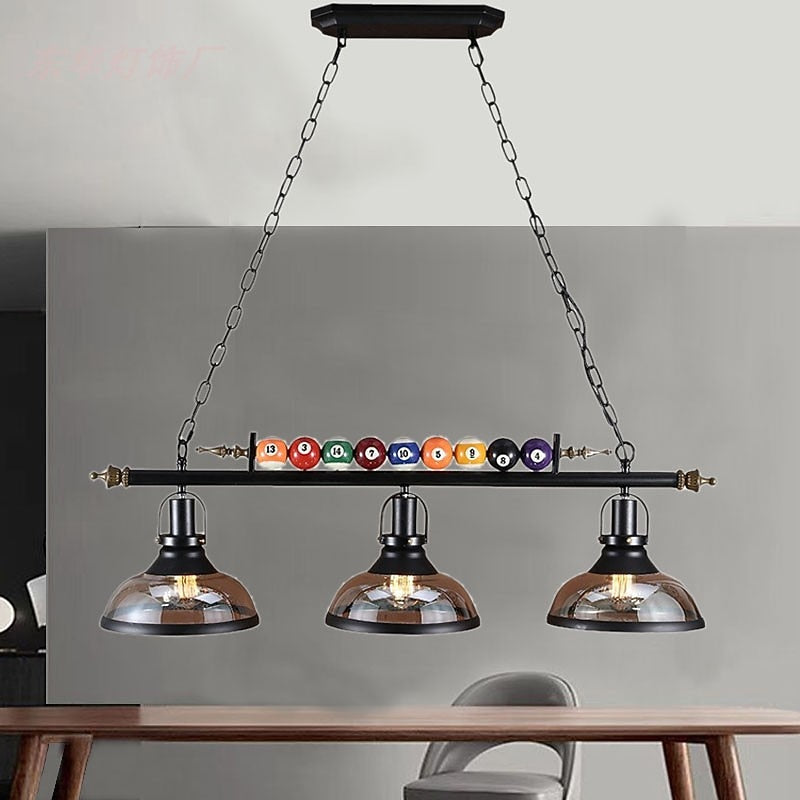 Industrial Glass Dome Pendant Light