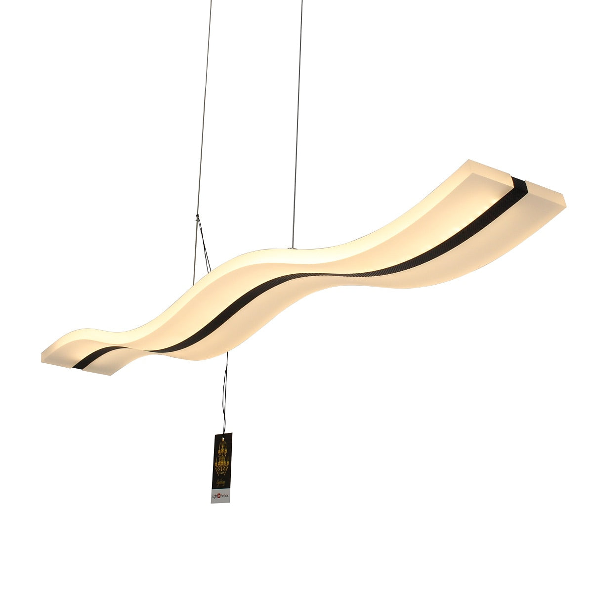 Modern Acrylic Wave Pendant Light