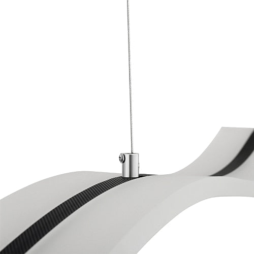 Modern Acrylic Wave Pendant Light
