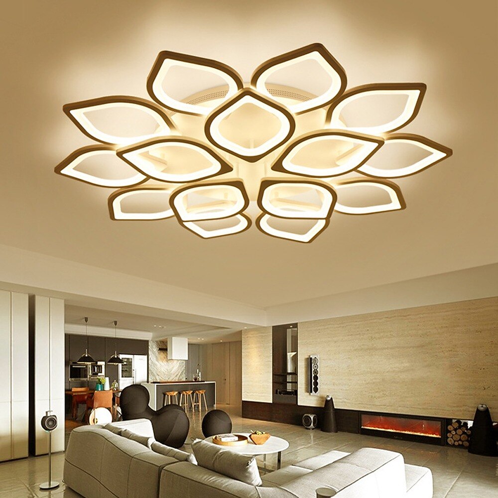 Modern Aluminum Leaf Ceiling Light