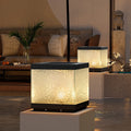Modern Metal Square Post Light