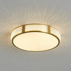 Plafonnier Tambour en Métal Moderne