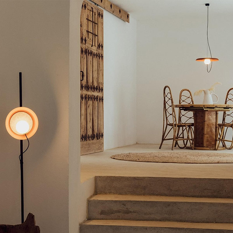 Modern Metal Disc Pendant Light