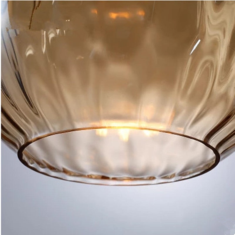 Modern Glass Teardrop Pendant Light