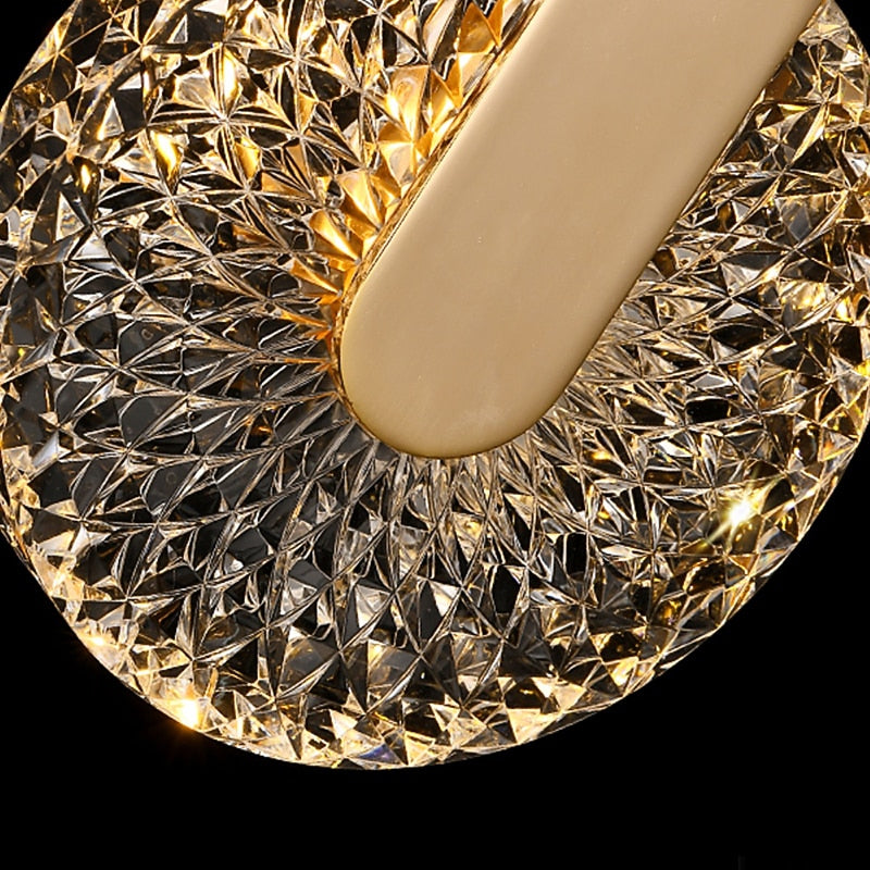Glam Glass Ring Pendant Light