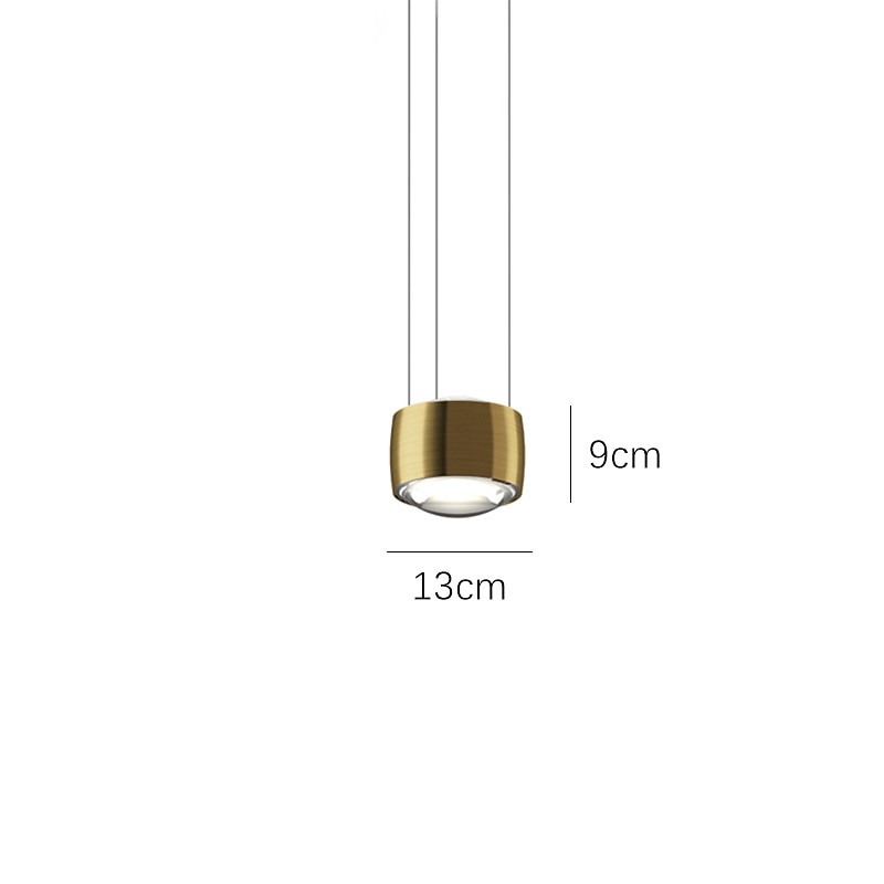 Modern Acrylic Drum Pendant Light