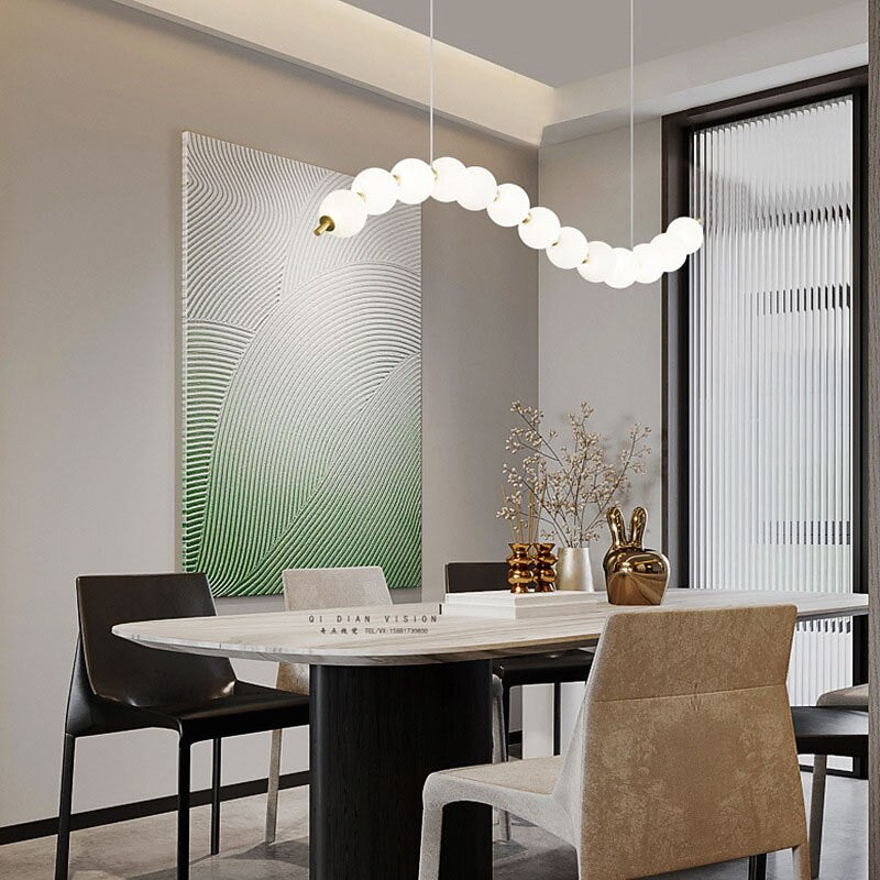 Modern Metal Globe-Cluster Pendant Light