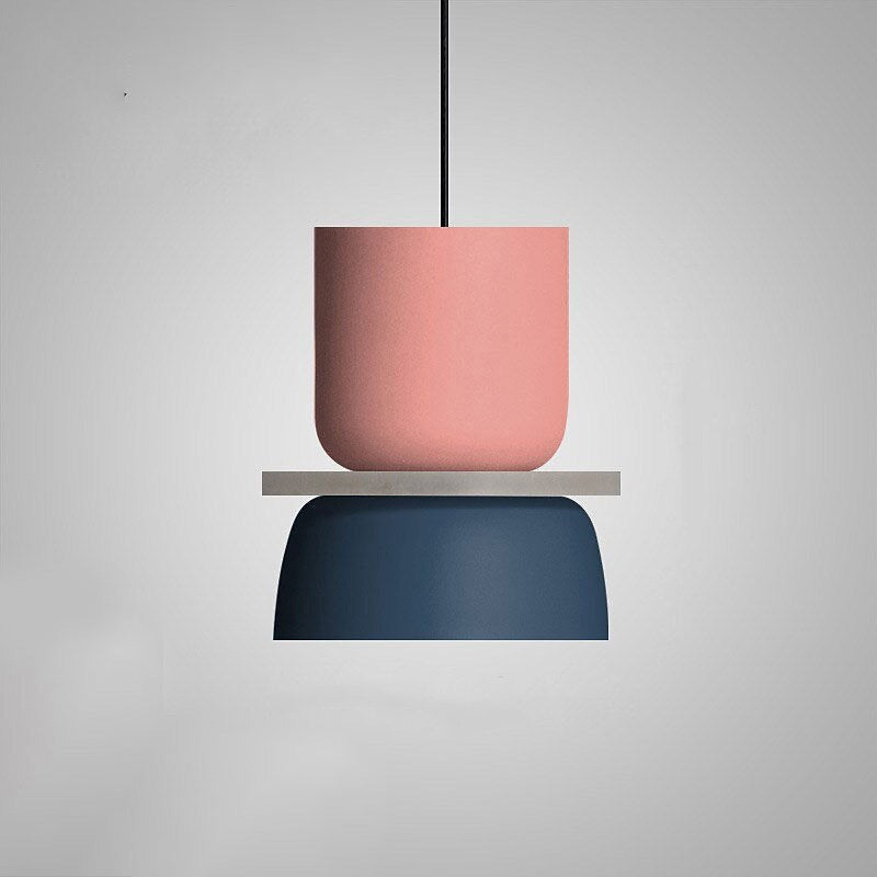Modern Metal Cylinder Pendant Light