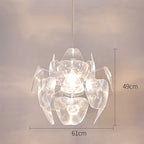 Suspension florale moderne en acrylique
