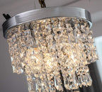 Glam Kristall Trommel Deckenleuchte