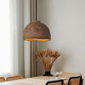 Wabi-Sabi Resin Dome Pendant Light