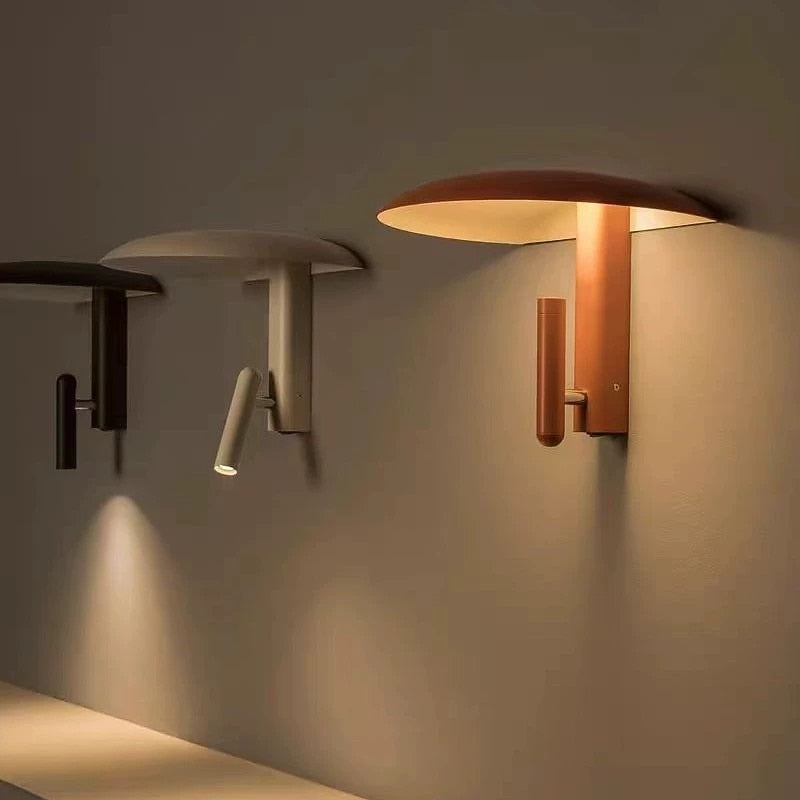 Modern Metal Mushroom Wall Light
