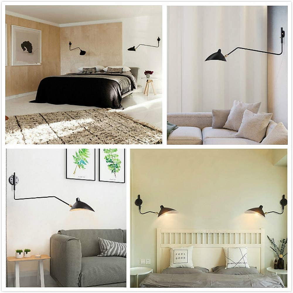 Modern Metal Swing-Arm Wall Light