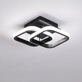Modern Metal Double-Square Ceiling Light