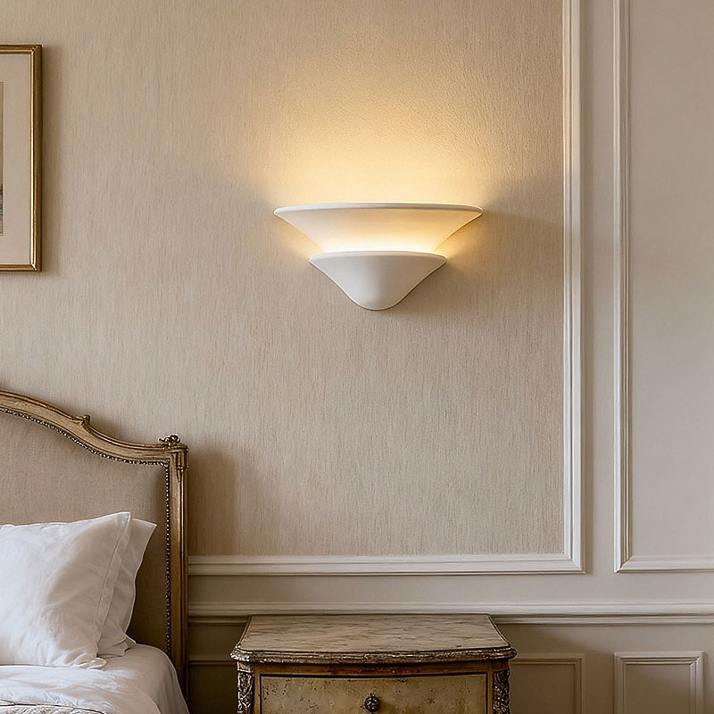 Vintage Acrylic Bowl Wall Light