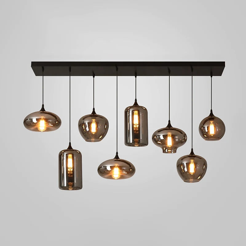 Modern Glass Globe Pendant Light