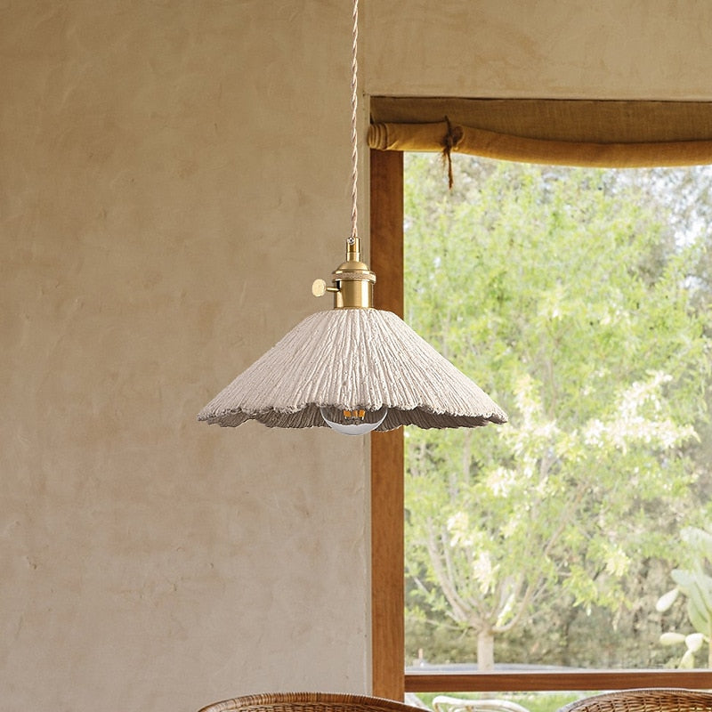 Wabi-Sabi Concrete Bell Pendant Light