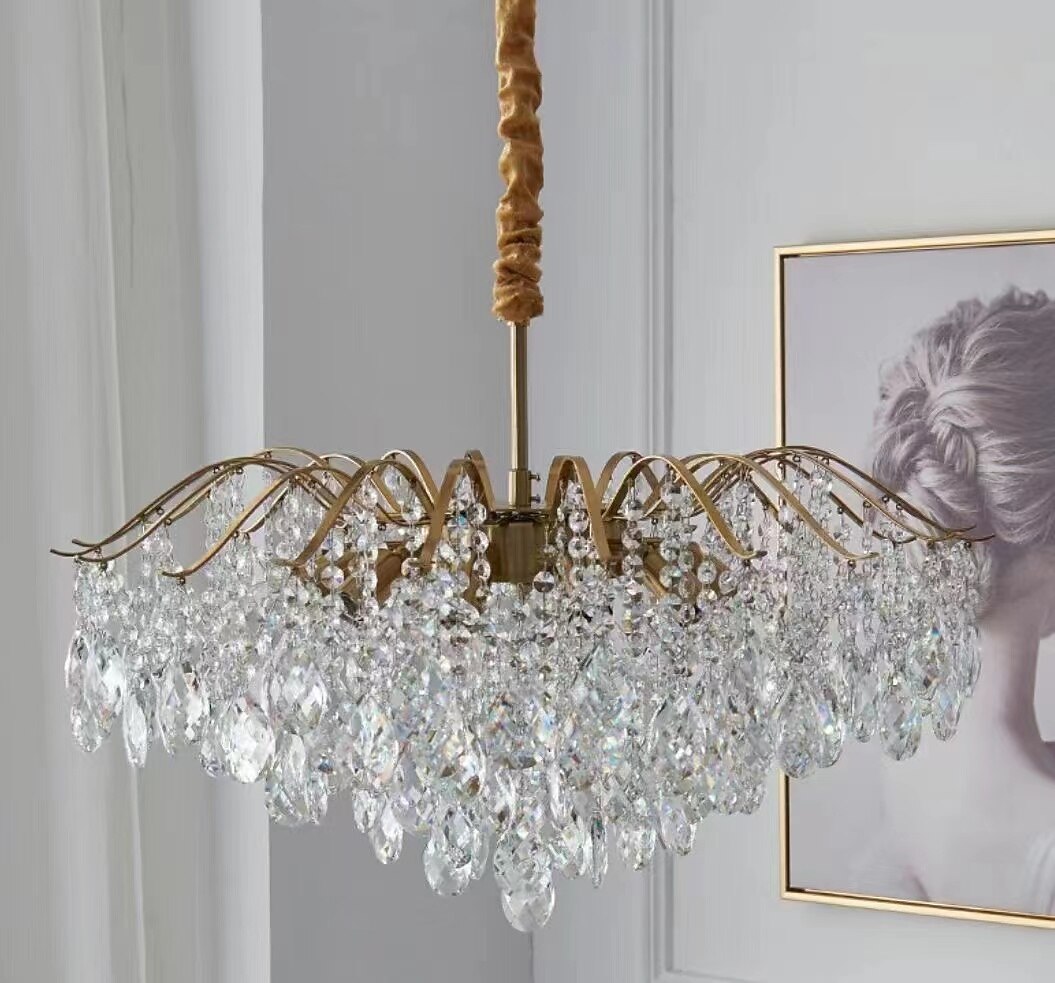 Glam Crystal Branch Chandelier