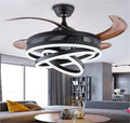 Modern Metal Ring-Fan Ceiling Fan Light