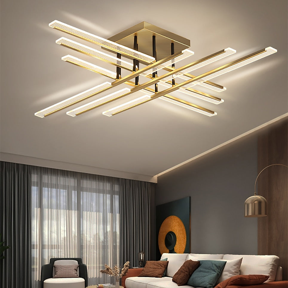 Modern Acrylic Linear Ceiling Light