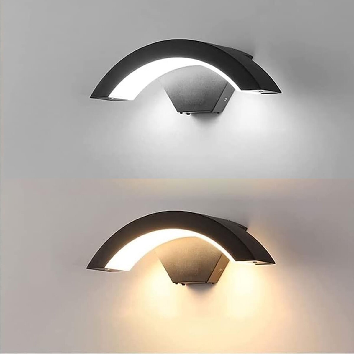 Modern Metal Arc Wall Light