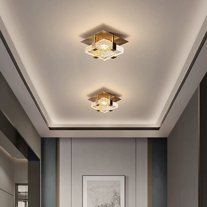 Modern Metal Square Ceiling Light