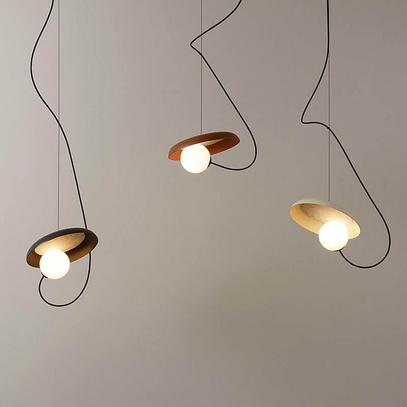 Modern Metal Disc Pendant Light