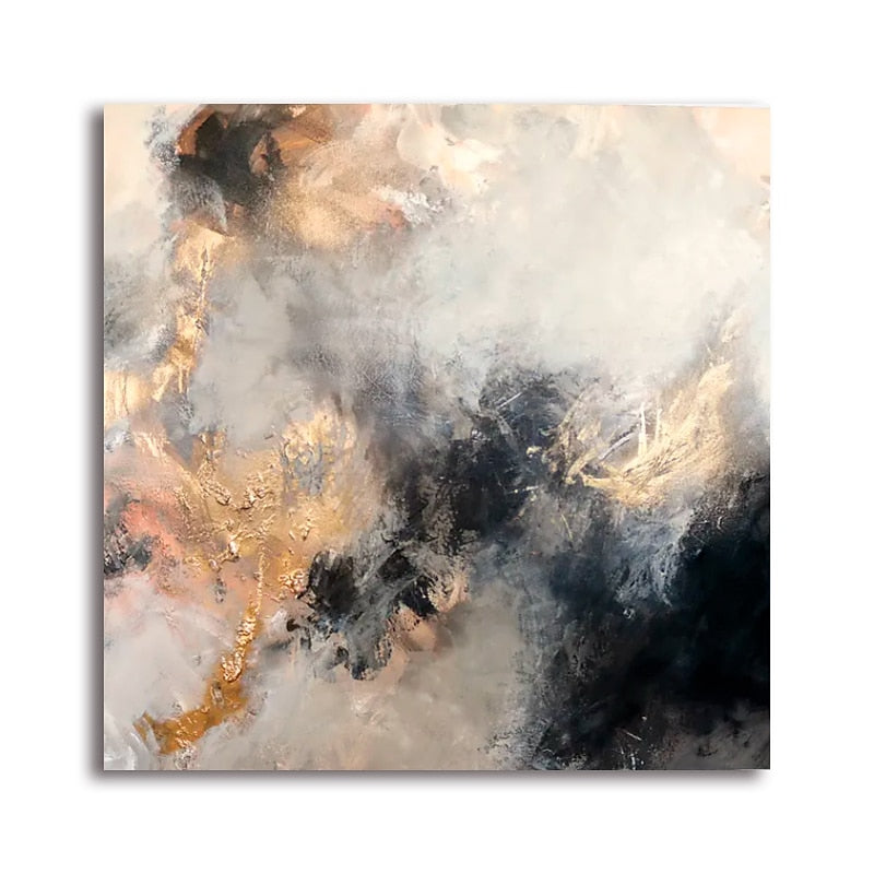 Luxury Gold Impasto Textured Painting