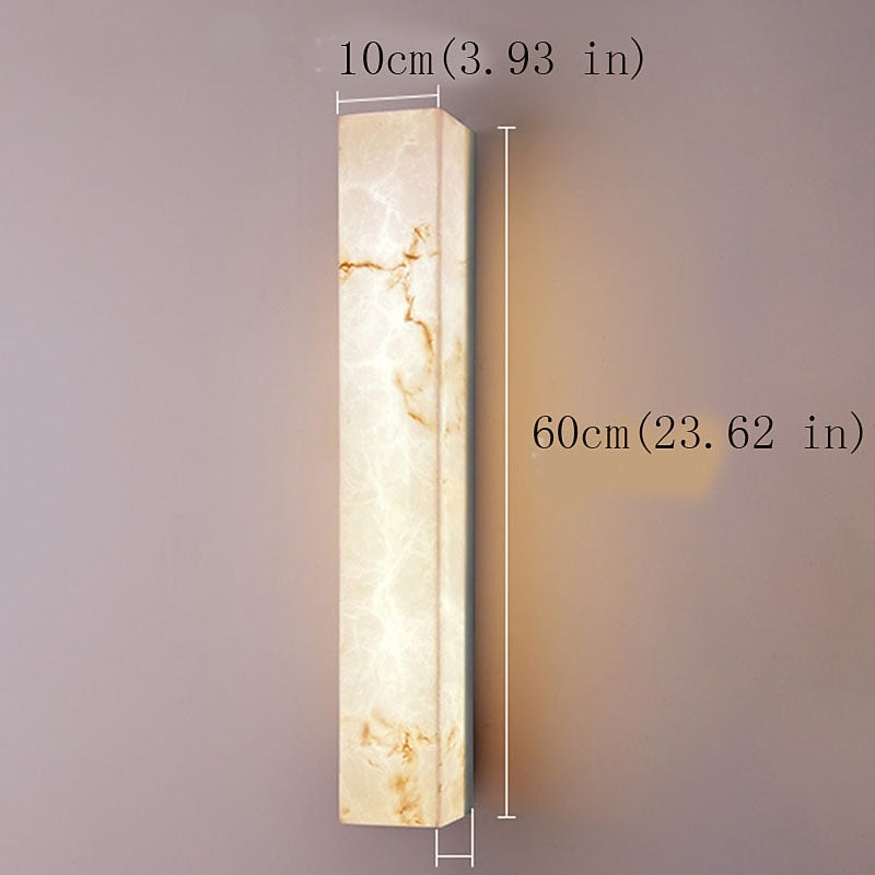 Modern Marble Linear Wall Light
