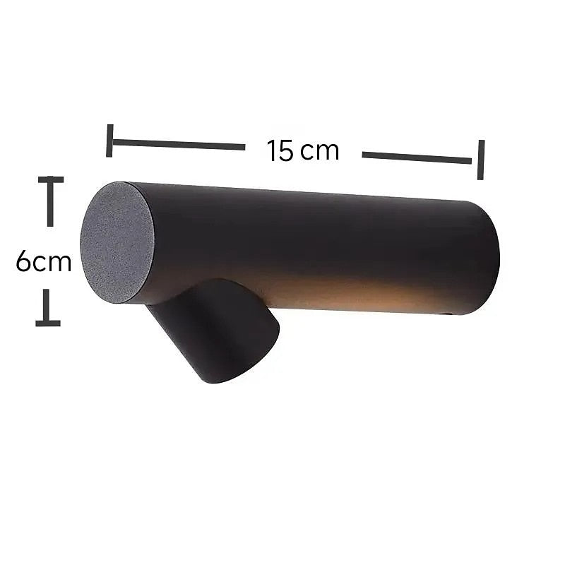 Modern Metal Cylinder Wall Light