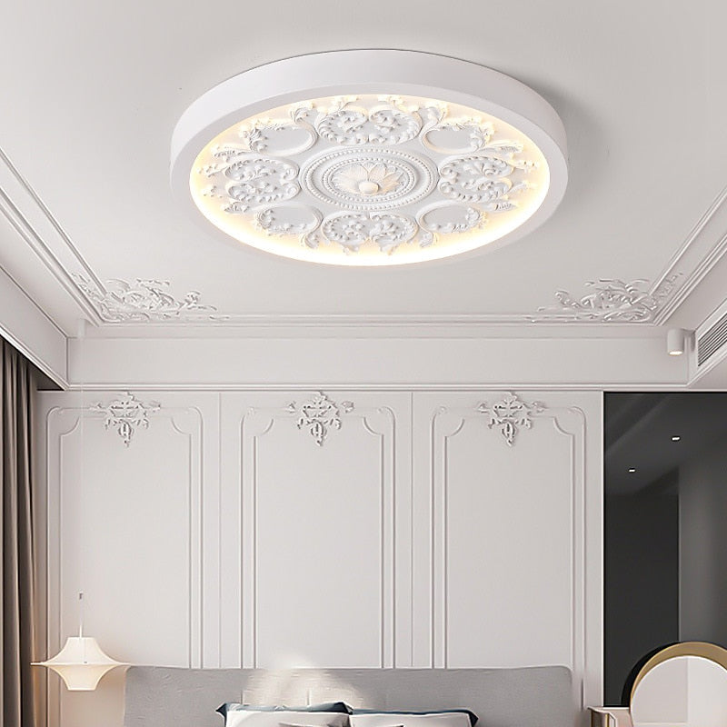Vintage Resin Disc Ceiling Light