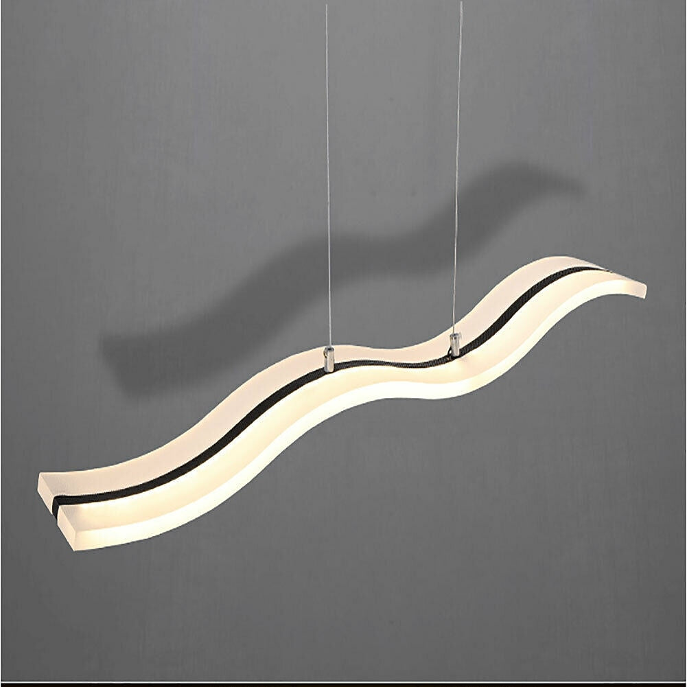Modern Acrylic Wave Pendant Light